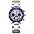 REWARD Calendar Second Chronograph Luminous Waterproof Watch